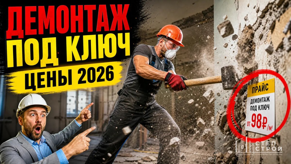 Демонтажные работы в Краснодаре: виды и цены