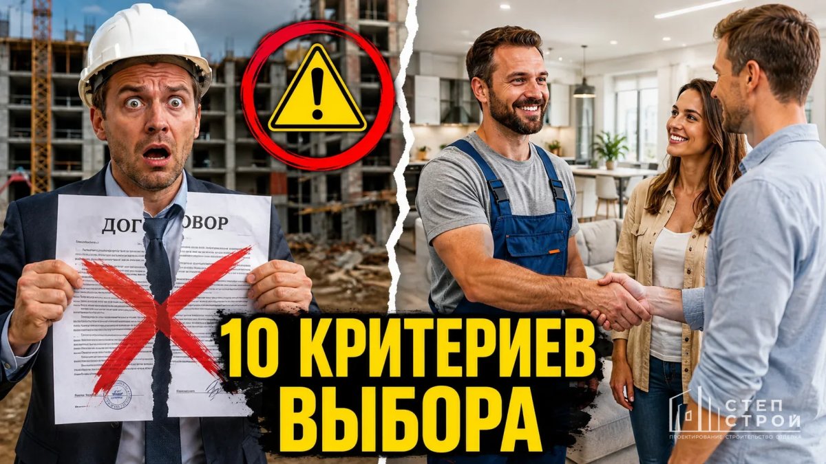 Как выбрать подрядчика для ремонта: 10 критериев