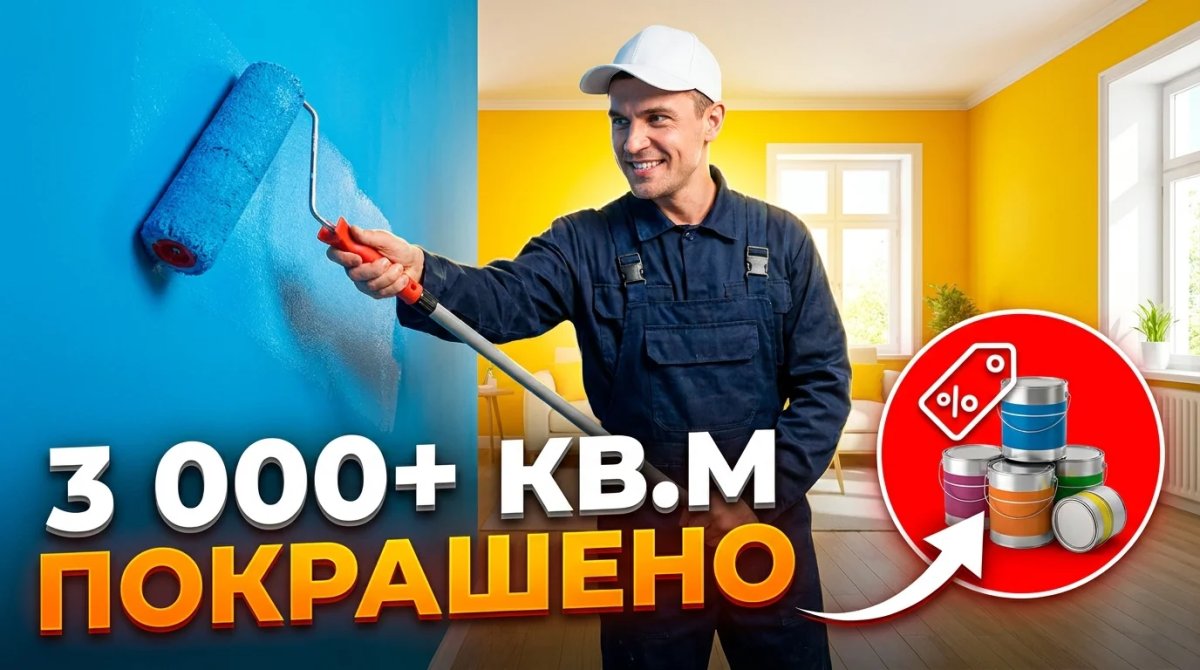 Покраска стен в Краснодаре: цена и технология