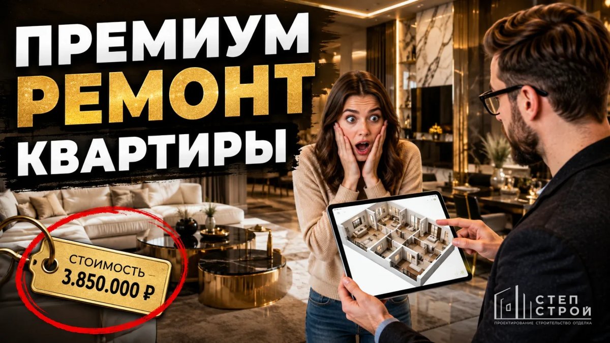 Премиум ремонт квартиры в Краснодаре: цена и дизайн
