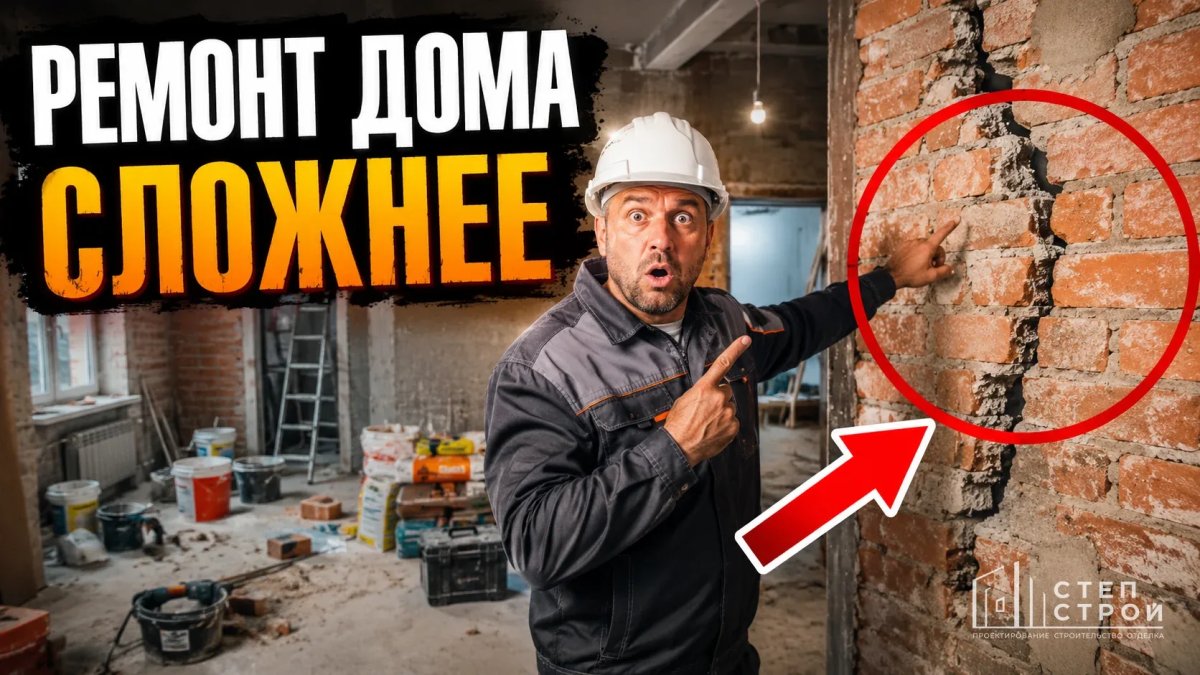 Ремонт частного дома: почему сложнее квартиры
