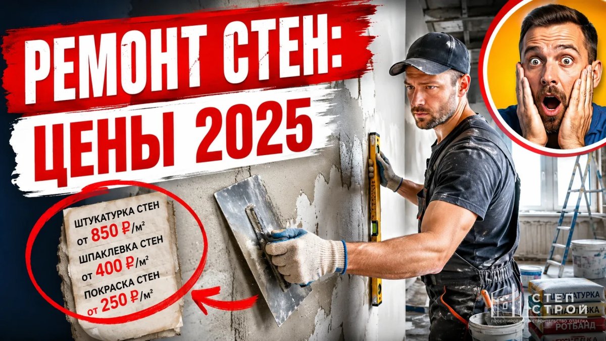 Ремонт стен в Краснодаре: технология и цены