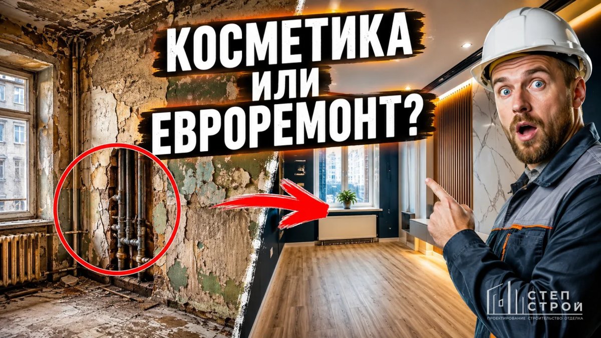 Виды ремонта квартир: косметика, капсула, евро